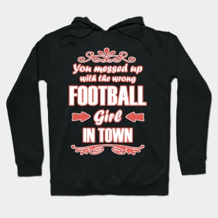 American Football Player Champion Girls Saying Hoodie